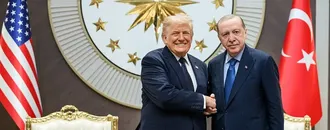Beyaz Saray, Trump ve Erdoğan'ın Tokalaştığı Fotoğrafı Paylaştı