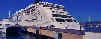 Bodrum'a "Europa 2" kruvaziyeriyle 481 yolcu geldi