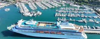 Marmaris'te Kruvaziyer Hareketliliği: Yüzlerce Turist İlçeye Geldi
