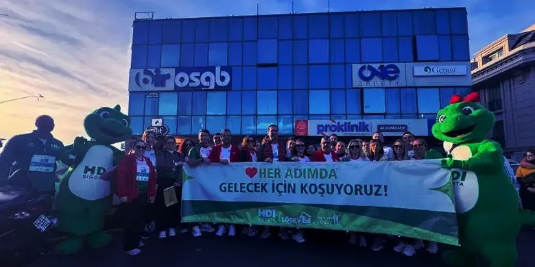 HDI Sigorta "47. İstanbul Maratonu"nda lösemili çocuklar için koştu