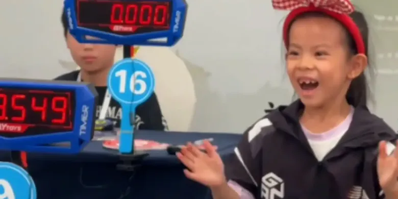 La Niña de 6 Años Que Ha Batido el Récord Mundial Femenino de Cubo de Rubik