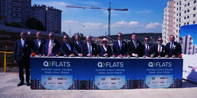 QFlats Projesi'nin temel atma töreni gerçekleştirildi QFlats Projesi'nin temel atma töreni gerçekleştirildi