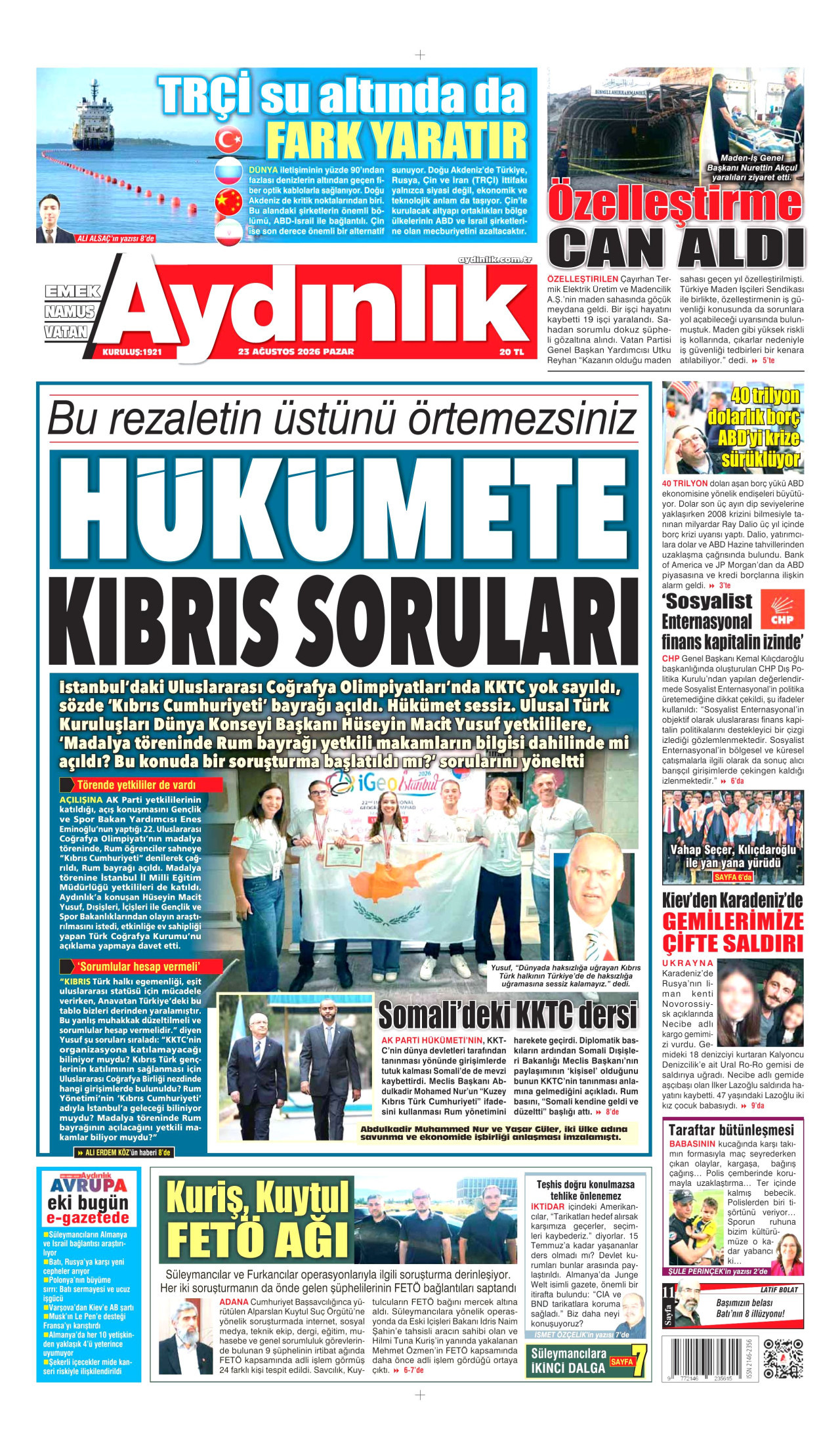 AYDINLIK GAZETESİ