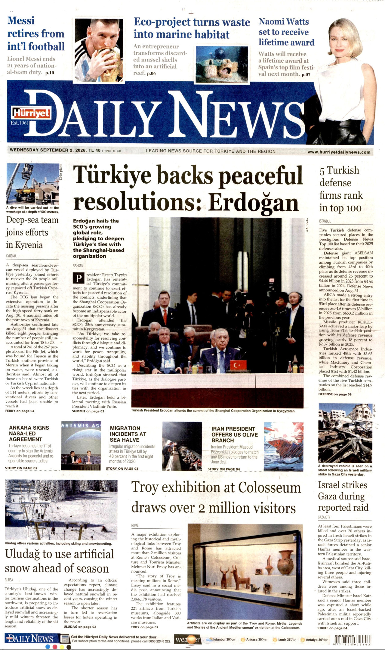 HÜRRİYET DAİLY NEWS