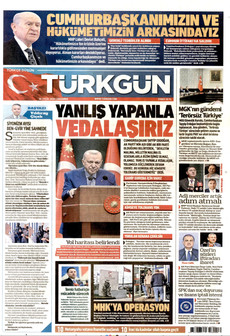 TÜRKGÜN 30 Eylül 2026 gazete manşeti