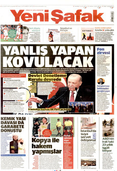 YENİ ŞAFAK 30 Eylül 2026 gazete manşeti