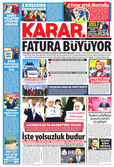 KARAR 30 Eylül 2026 gazete manşeti
