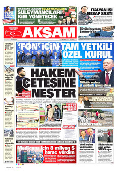 AKŞAM 30 Eylül 2026 gazete manşeti