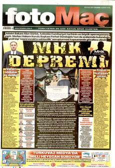 FOTOMAÇ 30 Eylül 2026 gazete manşeti