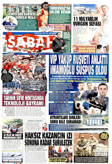 SABAH 1 Ekim 2026 gazete manşeti