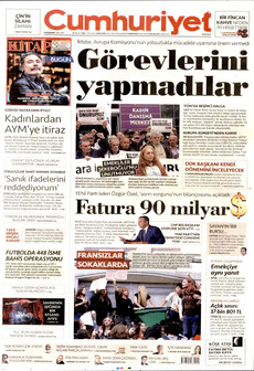 CUMHURİYET 1 Ekim 2026 gazete manşeti