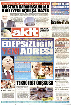 YENİ AKİT 1 Ekim 2026 gazete manşeti
