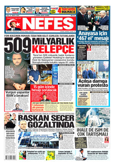 NEFES 2 Ekim 2026 gazete manşeti