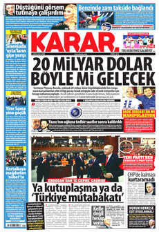 KARAR 2 Ekim 2026 gazete manşeti