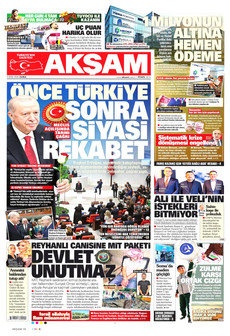 AKŞAM 2 Ekim 2026 gazete manşeti