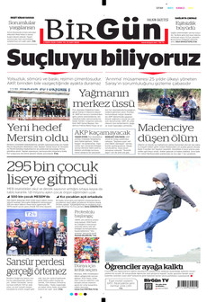BİRGÜN 2 Ekim 2026 gazete manşeti