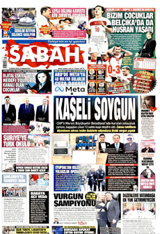 SABAH 3 Ekim 2026 gazete manşeti