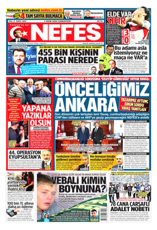 NEFES 3 Ekim 2026 gazete manşeti