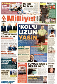 MİLLİYET 3 Ekim 2026 gazete manşeti