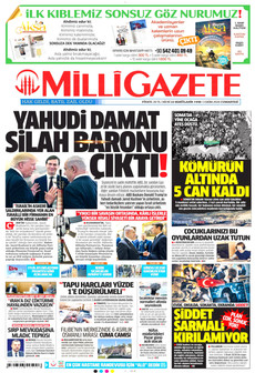 MİLLİ GAZETE 3 Ekim 2026 gazete manşeti