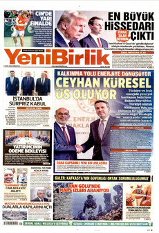 YENİBİRLİK 3 Ekim 2026 gazete manşeti