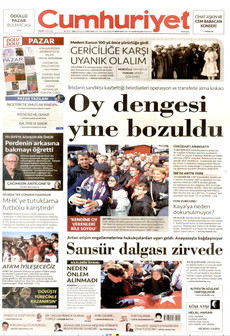 CUMHURİYET 4 Ekim 2026 gazete manşeti