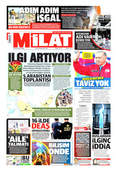 MİLAT 4 Ekim 2026 gazete manşeti