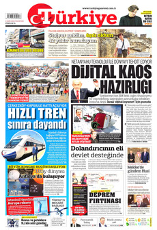 TÜRKİYE GAZETESİ 5 Ekim 2026 gazete manşeti
