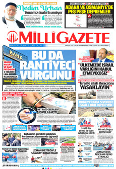 MİLLİ GAZETE 5 Ekim 2026 gazete manşeti