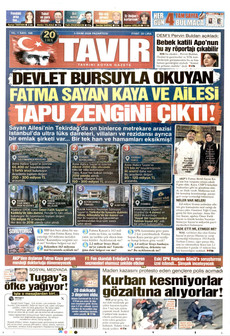 TAVIR GAZETESİ 5 Ekim 2026 gazete manşeti