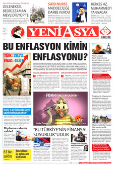 YENİ ASYA 6 Ekim 2026 gazete manşeti