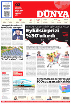 DÜNYA 6 Ekim 2026 gazete manşeti