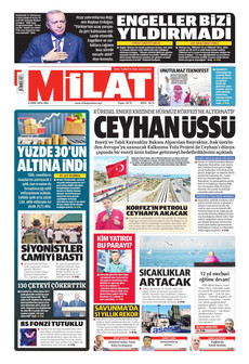 MİLAT 6 Ekim 2026 gazete manşeti